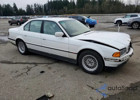 1995 BMW 740 I Automatic z USA, uszkodzony, nr VIN WBAGF6320SDH07124